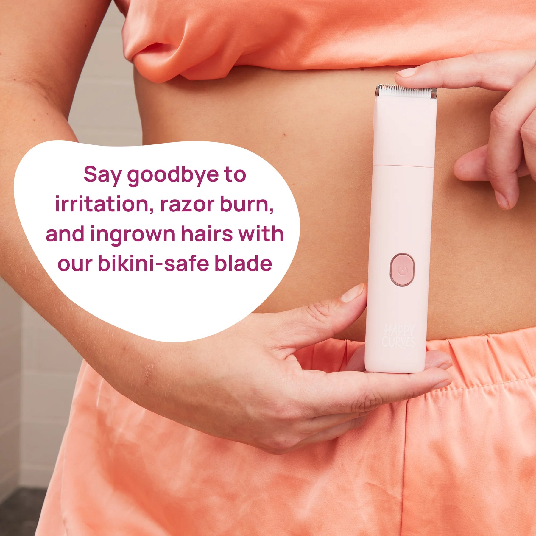 Smoothie Bikini Trimmer, Waterproof Electric Shaving Razor for Women (Mint)